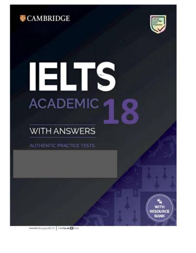 Cambridge IELTS 18 Academic 1 - Cambridge ESOL